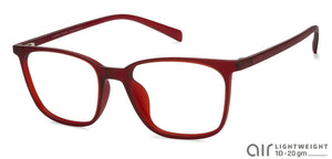 Red Wayfarer Full Rim Unisex Eyeglasses by Lenskart Air Online-121134