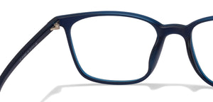 Blue Wayfarer Full Rim Unisex Eyeglasses by Lenskart Air Online-121136