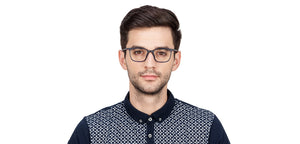 Blue Wayfarer Full Rim Unisex Eyeglasses by Lenskart Air Online-121136