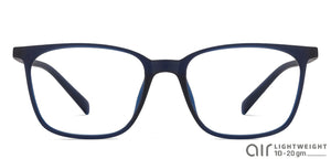 Blue Wayfarer Full Rim Unisex Eyeglasses by Lenskart Air Online-121136
