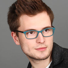 Load image into Gallery viewer, Green Rectangle Full Rim Unisex Eyeglasses by Vincent Chase VC-122553