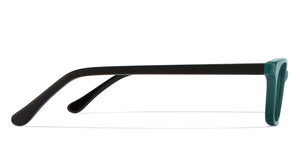 Green Rectangle Full Rim Unisex Eyeglasses by Vincent Chase VC-122553