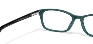 Green Rectangle Full Rim Unisex Eyeglasses by Vincent Chase VC-122553