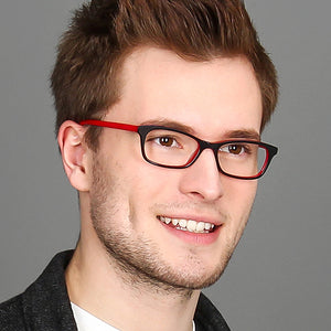 Red Rectangle Full Rim Unisex Eyeglasses by Vincent Chase Online-122561