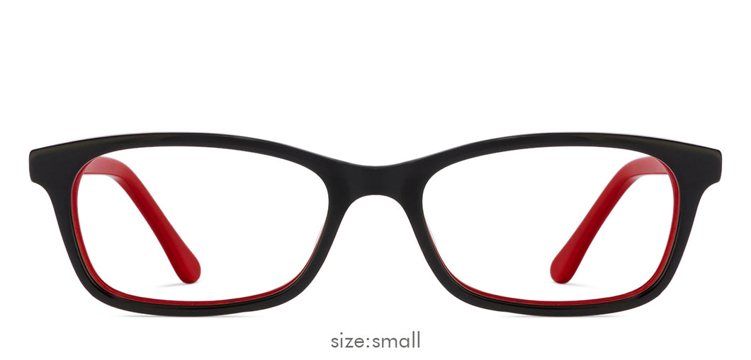 Red Rectangle Full Rim Unisex Eyeglasses by Vincent Chase Online-122561