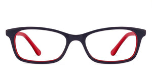 Blue Rectangle Full Rim Unisex Eyeglasses by Vincent Chase Computer Glasses-132935