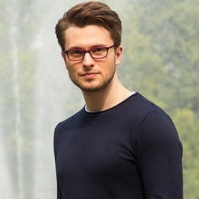 Load image into Gallery viewer, Blue Rectangle Full Rim Unisex Eyeglasses by Vincent Chase Computer Glasses-132935