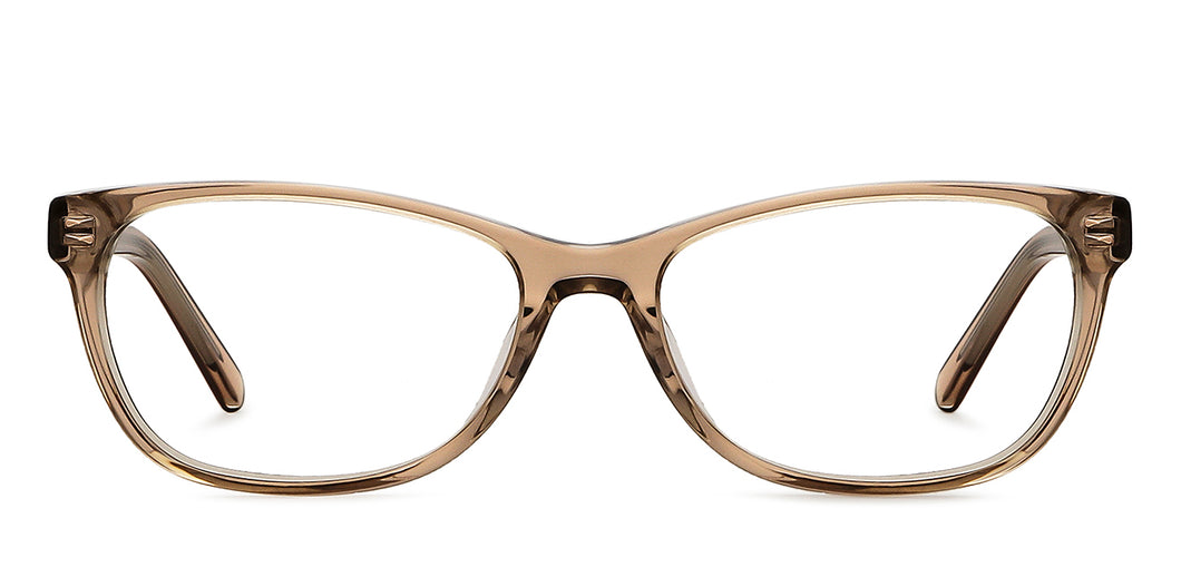 Brown Cat Eye Full Rim Women Eyeglasses by Vincent Chase Essentials-134585