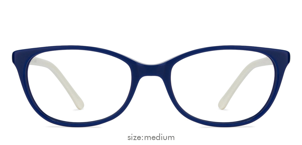 Blue Cat Eye Full Rim Women Eyeglasses by Vincent Chase Online-122593