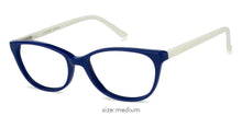 Load image into Gallery viewer, Blue Cat Eye Full Rim Women Eyeglasses by Vincent Chase Online-122593