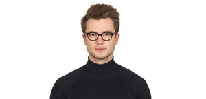 Black Round Full Rim Unisex Eyeglasses by Vincent Chase VC-121833