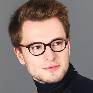 Black Round Full Rim Unisex Eyeglasses by Vincent Chase VC-121833