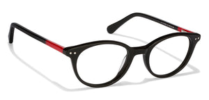 Black Round Full Rim Unisex Eyeglasses by Vincent Chase VC-121833