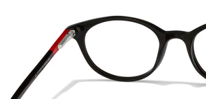 Black Round Full Rim Unisex Eyeglasses by Vincent Chase VC-121833