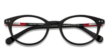Load image into Gallery viewer, Black Round Full Rim Unisex Eyeglasses by Vincent Chase VC-121833
