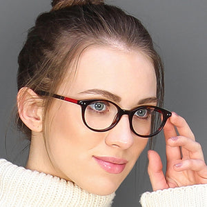 Tortoise Round Full Rim Unisex Eyeglasses by Vincent Chase Online-121834