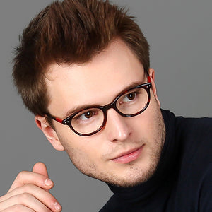 Tortoise Round Full Rim Unisex Eyeglasses by Vincent Chase Online-121834