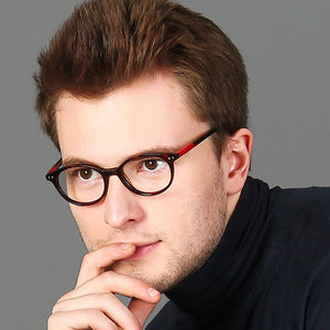 Tortoise Round Full Rim Unisex Eyeglasses by Vincent Chase Online-121834