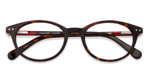 Tortoise Round Full Rim Unisex Eyeglasses by Vincent Chase Online-121834