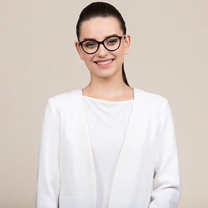 Black Cat Eye Full Rim Women Eyeglasses by Vincent Chase Online-121846