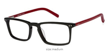 Load image into Gallery viewer, Black Rectangle Full Rim Unisex Eyeglasses by Vincent Chase Online-121912