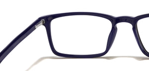 Blue Rectangle Full Rim Unisex Eyeglasses by Vincent Chase VC-121913