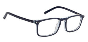 Blue Rectangle Full Rim Unisex Eyeglasses by Vincent Chase VC-128859