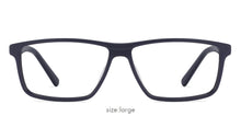 Load image into Gallery viewer, Blue Rectangle Full Rim Unisex Eyeglasses by Vincent Chase VC-121929