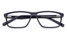 Load image into Gallery viewer, Blue Rectangle Full Rim Unisex Eyeglasses by Vincent Chase VC-121929
