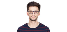 Load image into Gallery viewer, Blue Rectangle Full Rim Unisex Eyeglasses by Vincent Chase VC-121929