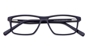 Blue Rectangle Full Rim Unisex Eyeglasses by Vincent Chase Online-121921