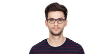 Load image into Gallery viewer, Blue Rectangle Full Rim Unisex Eyeglasses by Vincent Chase Online-121921