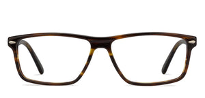 Tortoise Rectangle Full Rim Unisex Eyeglasses by Vincent Chase VC-128860
