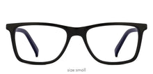 Load image into Gallery viewer, Black Rectangle Full Rim Unisex Eyeglasses by Vincent Chase Online-121944