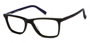 Black Rectangle Full Rim Unisex Eyeglasses by Vincent Chase Online-121944