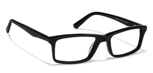 Black Rectangle Full Rim Unisex Eyeglasses by Vincent Chase Online-121975