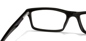 Black Rectangle Full Rim Unisex Eyeglasses by Vincent Chase Online-121975
