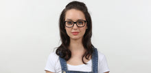 Load image into Gallery viewer, Black Rectangle Full Rim Unisex Eyeglasses by Vincent Chase Online-121986
