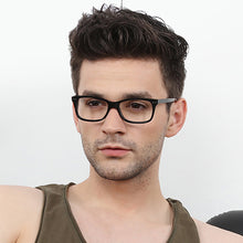 Load image into Gallery viewer, Black Rectangle Full Rim Unisex Eyeglasses by Vincent Chase Online-121986