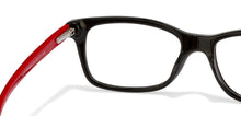 Load image into Gallery viewer, Black Rectangle Full Rim Unisex Eyeglasses by Vincent Chase Online-121986
