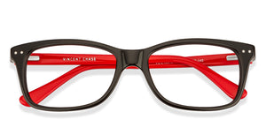 Black Rectangle Full Rim Unisex Eyeglasses by Vincent Chase Online-121986