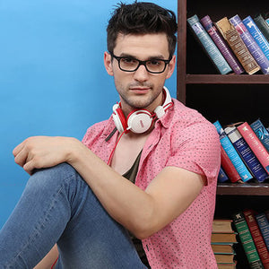 Black Rectangle Full Rim Unisex Eyeglasses by Vincent Chase Online-121997