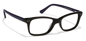Black Rectangle Full Rim Unisex Eyeglasses by Vincent Chase Online-121997