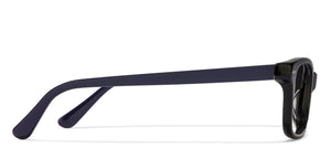 Black Rectangle Full Rim Unisex Eyeglasses by Vincent Chase Online-121997