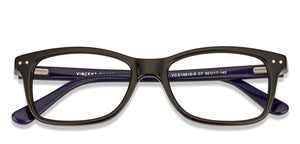 Black Rectangle Full Rim Unisex Eyeglasses by Vincent Chase Online-121997
