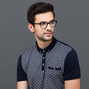 Black Square Full Rim Unisex Eyeglasses by Vincent Chase Online-122008