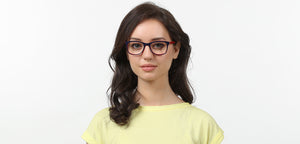 Blue Wayfarer Full Rim Unisex Eyeglasses by Vincent Chase VC-122011