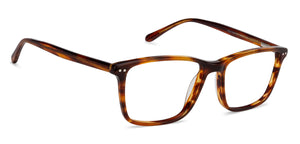 Tortoise Rectangle Full Rim Unisex Eyeglasses by Vincent Chase Online-128862
