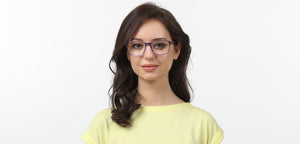 Transparent Rectangle Full Rim Unisex Eyeglasses by Vincent Chase VC-122052