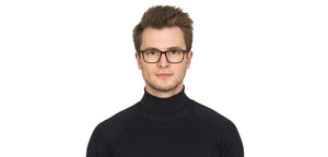 Tortoise Rectangle Full Rim Unisex Eyeglasses by Vincent Chase VC-122056